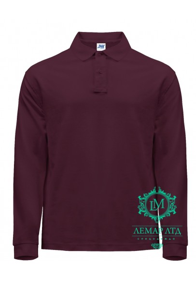 Чоловіча футболка-поло з довгими рукавами JHK POLO REGULAR MAN LS